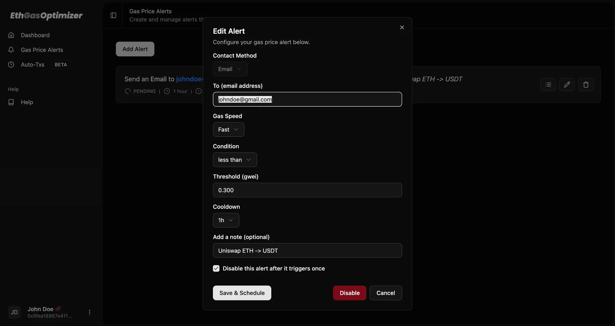 Screenshot 3 of EthGasOptimizer