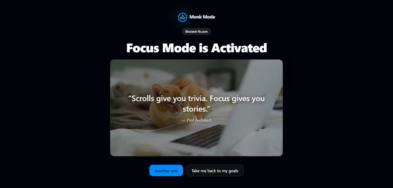 Screenshot 1 of Monk Mode
