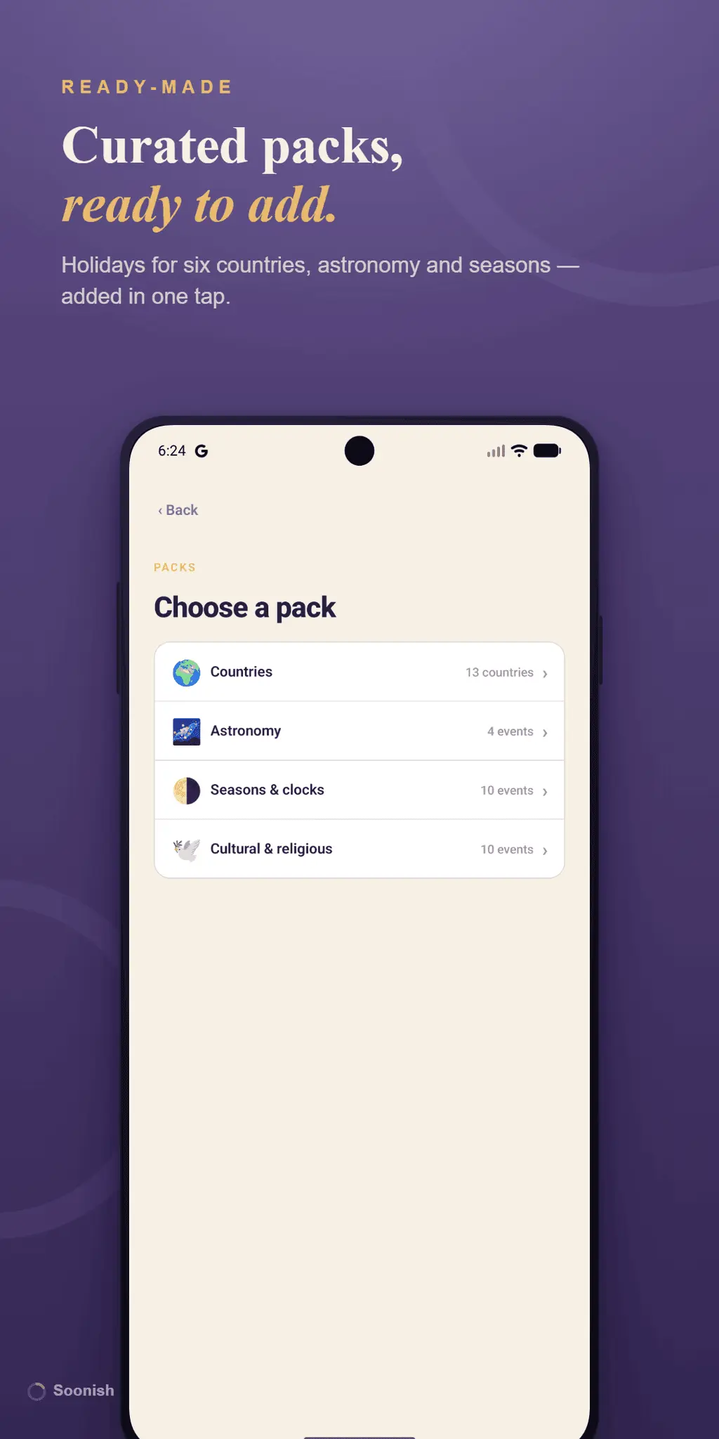 Screenshot 8 of Soonish: Countdown-Widget