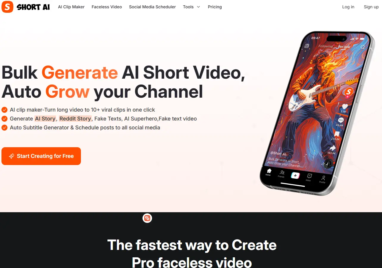 Screenshot 1 of Short AI