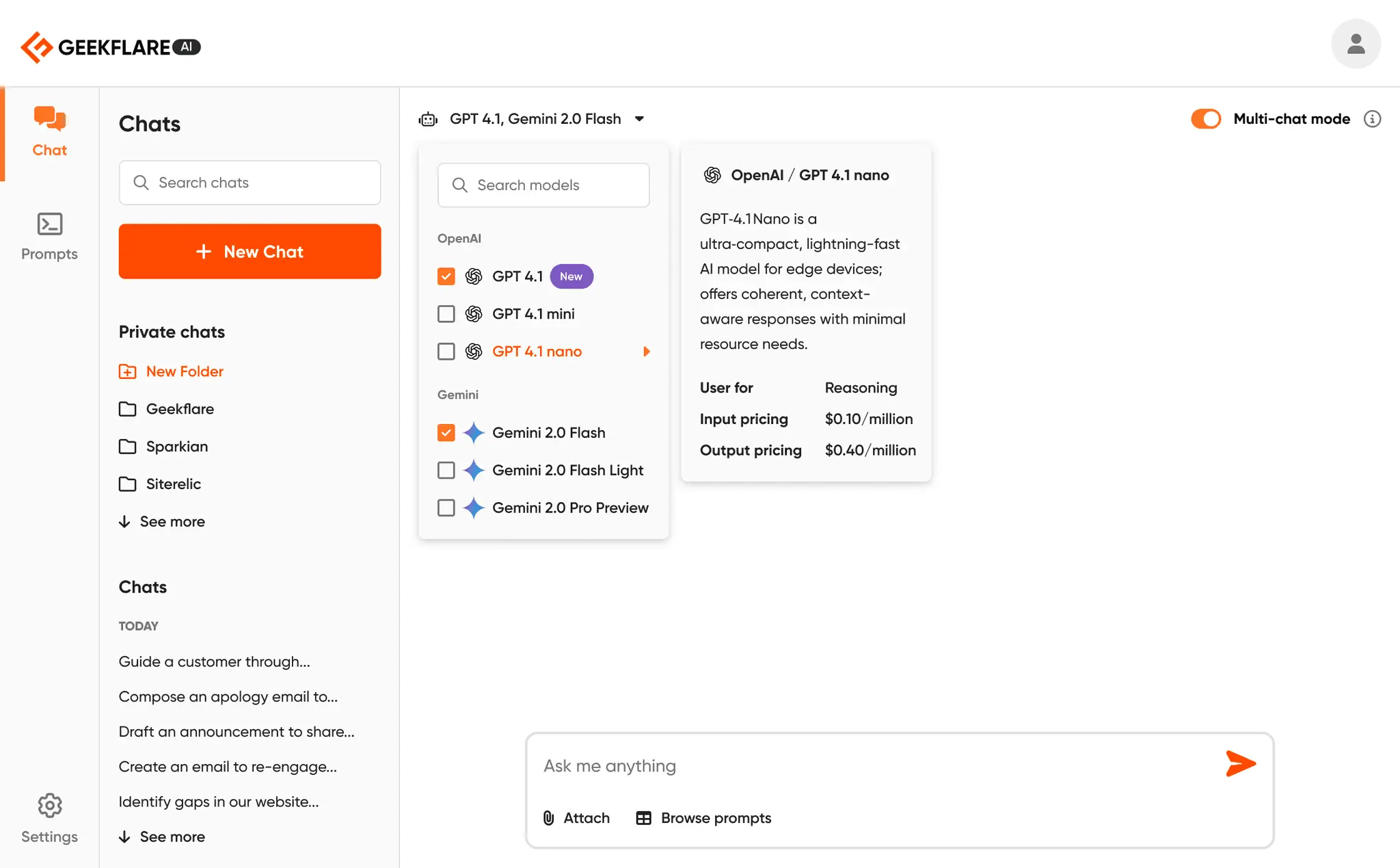 Screenshot 2 of Geekflare Connect