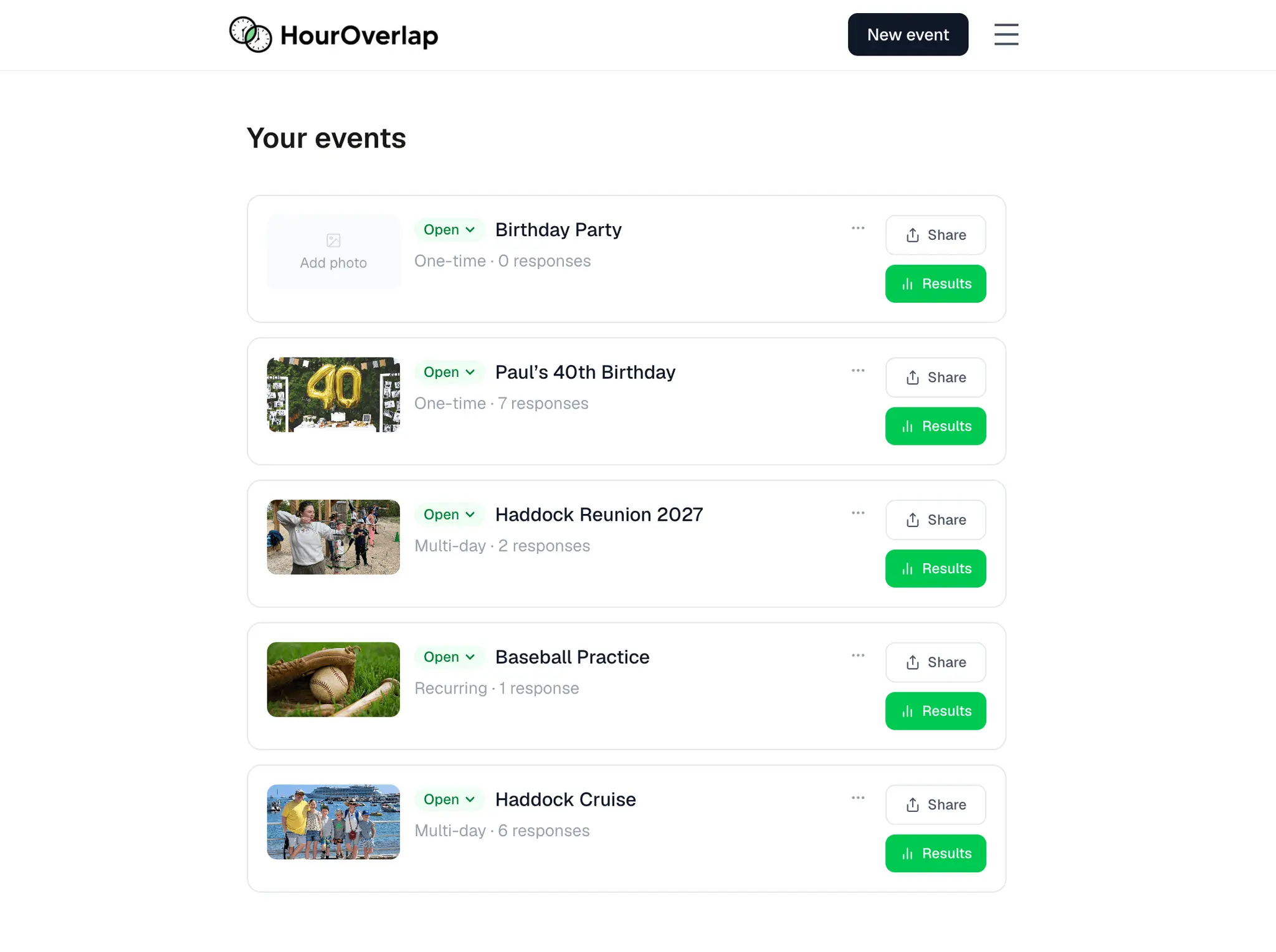 Screenshot 2 of HourOverlap