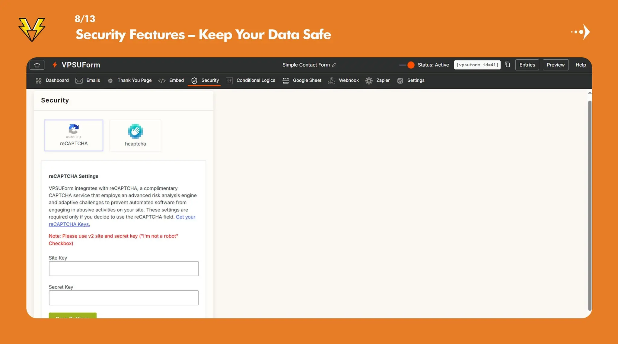 Screenshot 8 of VPSUForm