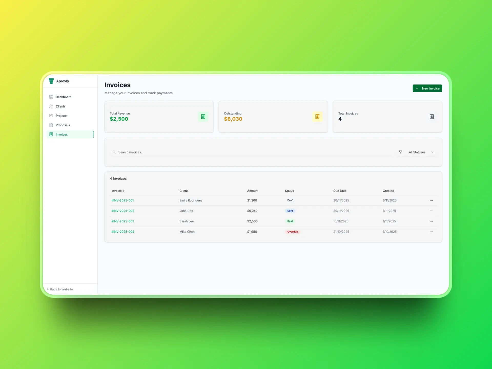 Screenshot 4 of Aprovly