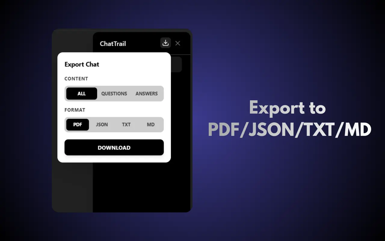Screenshot 2 of ChatTrail