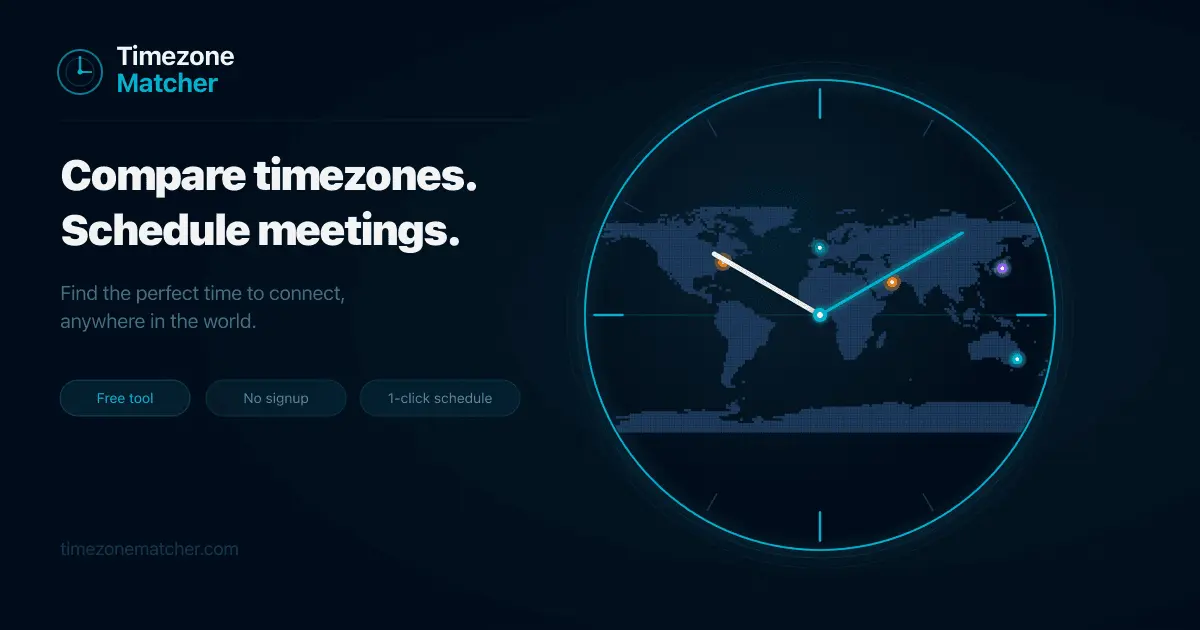 Screenshot 1 of Timezone Matcher