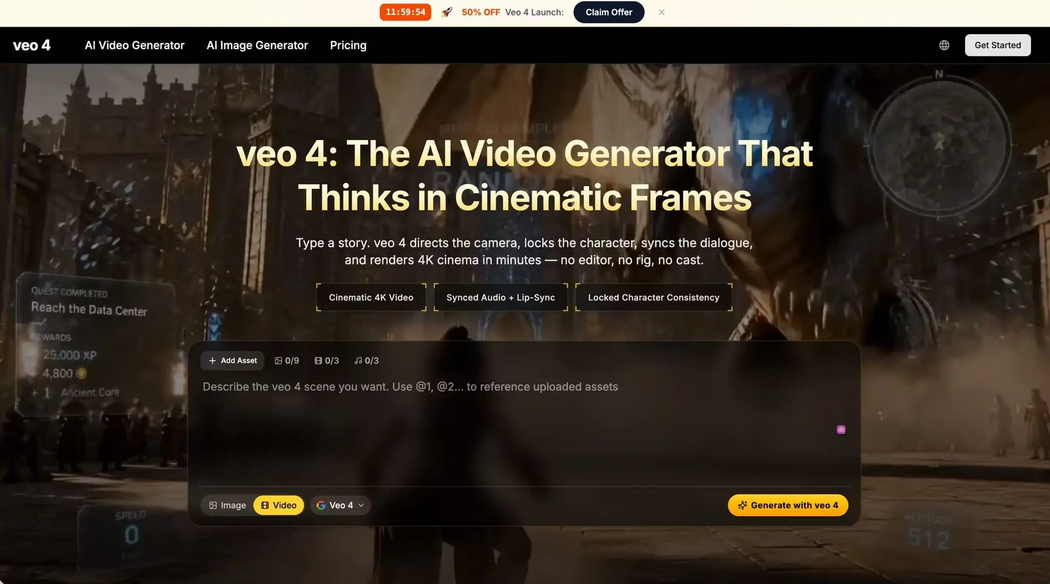 Screenshot 1 of Veo 4 AI Video Generator