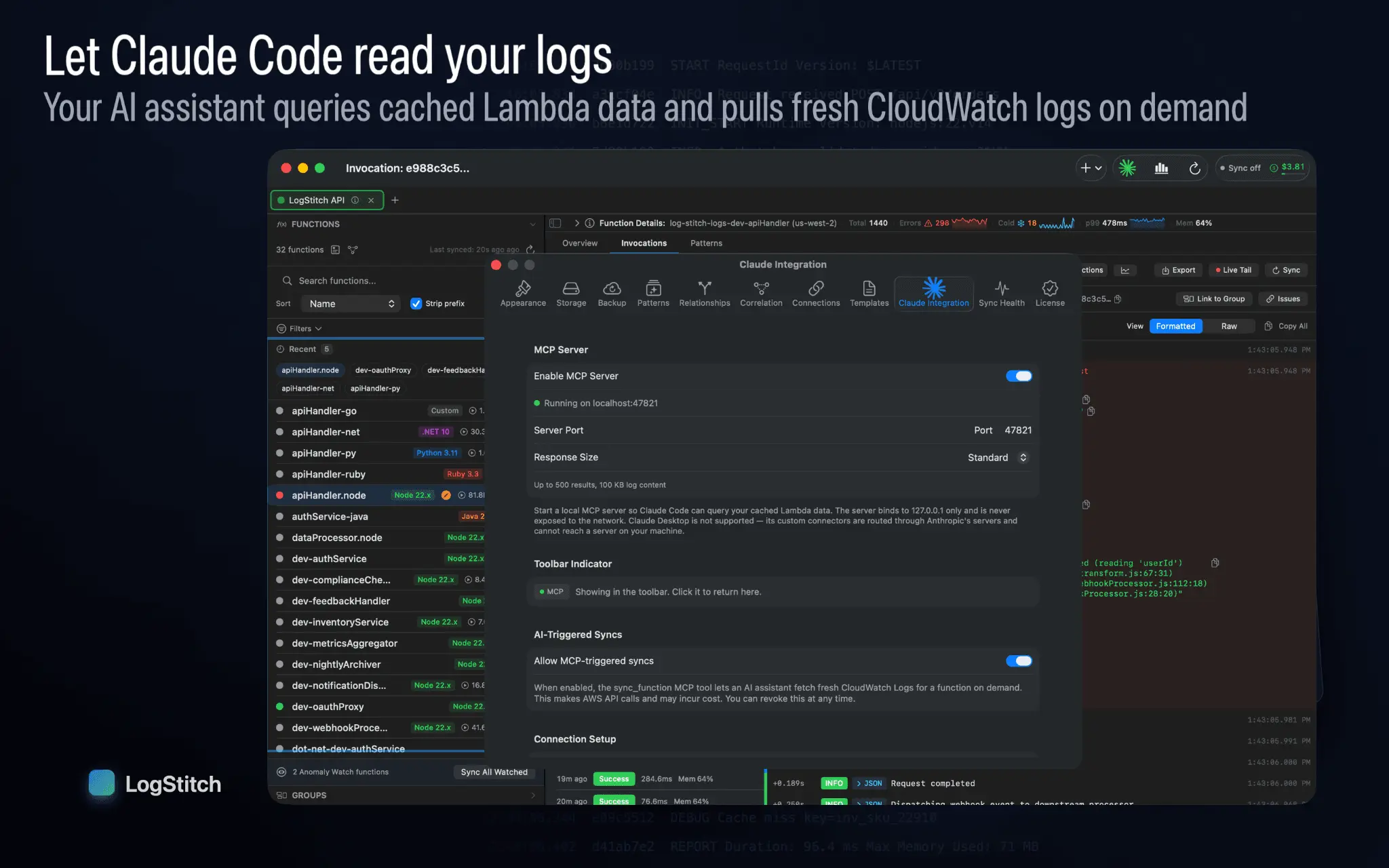 Screenshot 5 of LogStitch