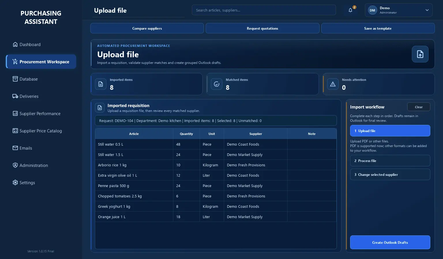 Screenshot 5 of Purchasing Assistant
