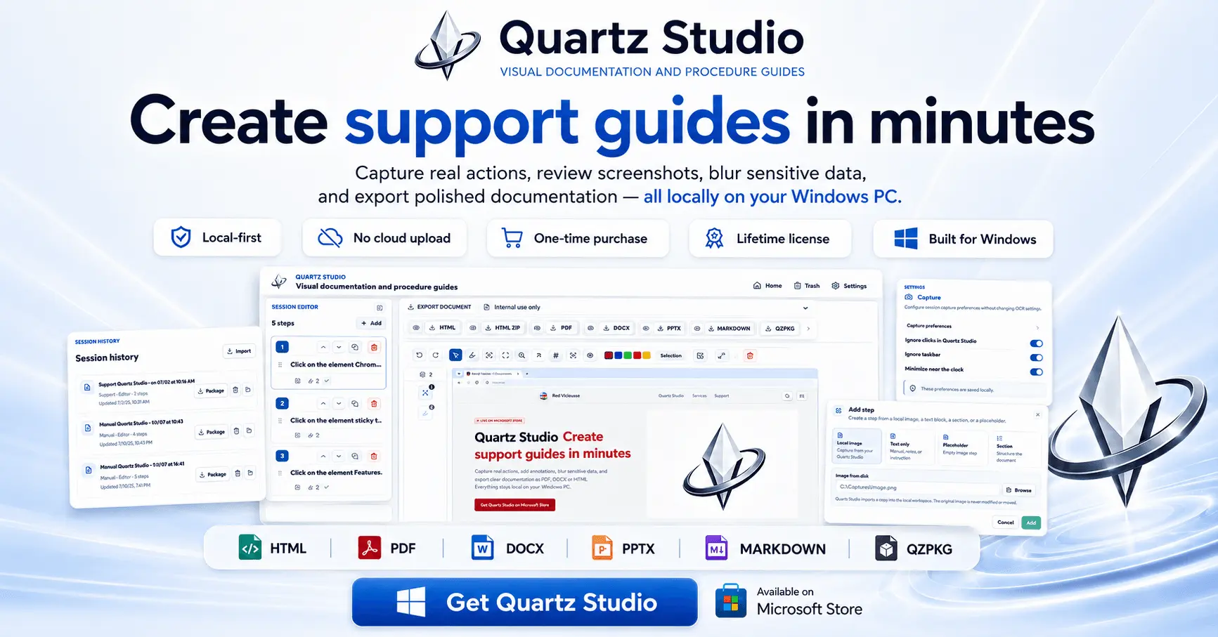 Screenshot 1 of Quartz Studio