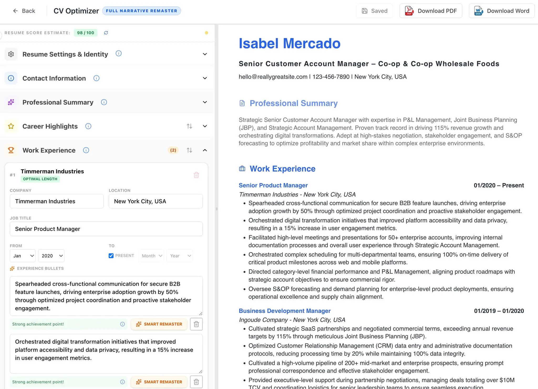 Screenshot 2 of JobMentis