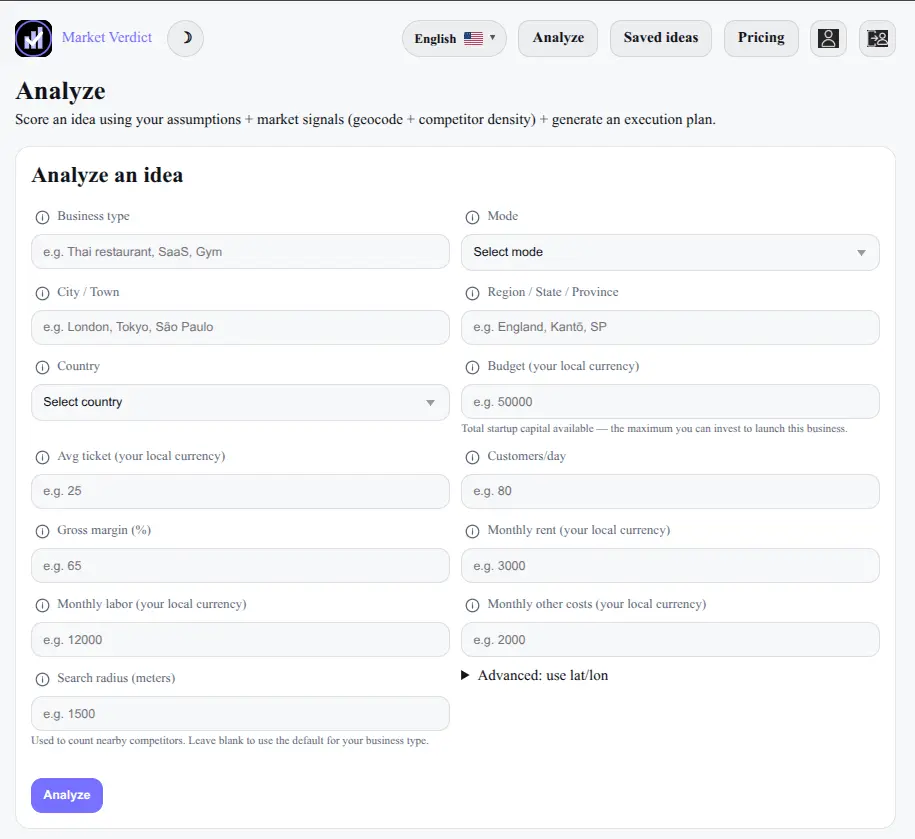 Screenshot 2 of Market Verdict