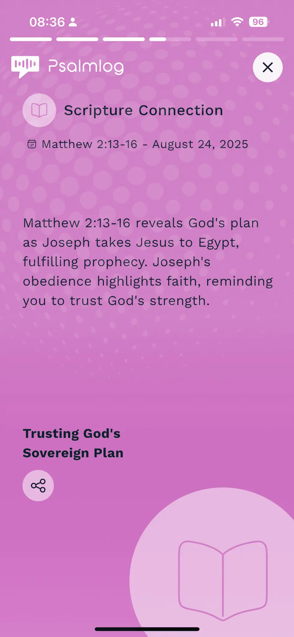 Screenshot 4 of Psalmlog