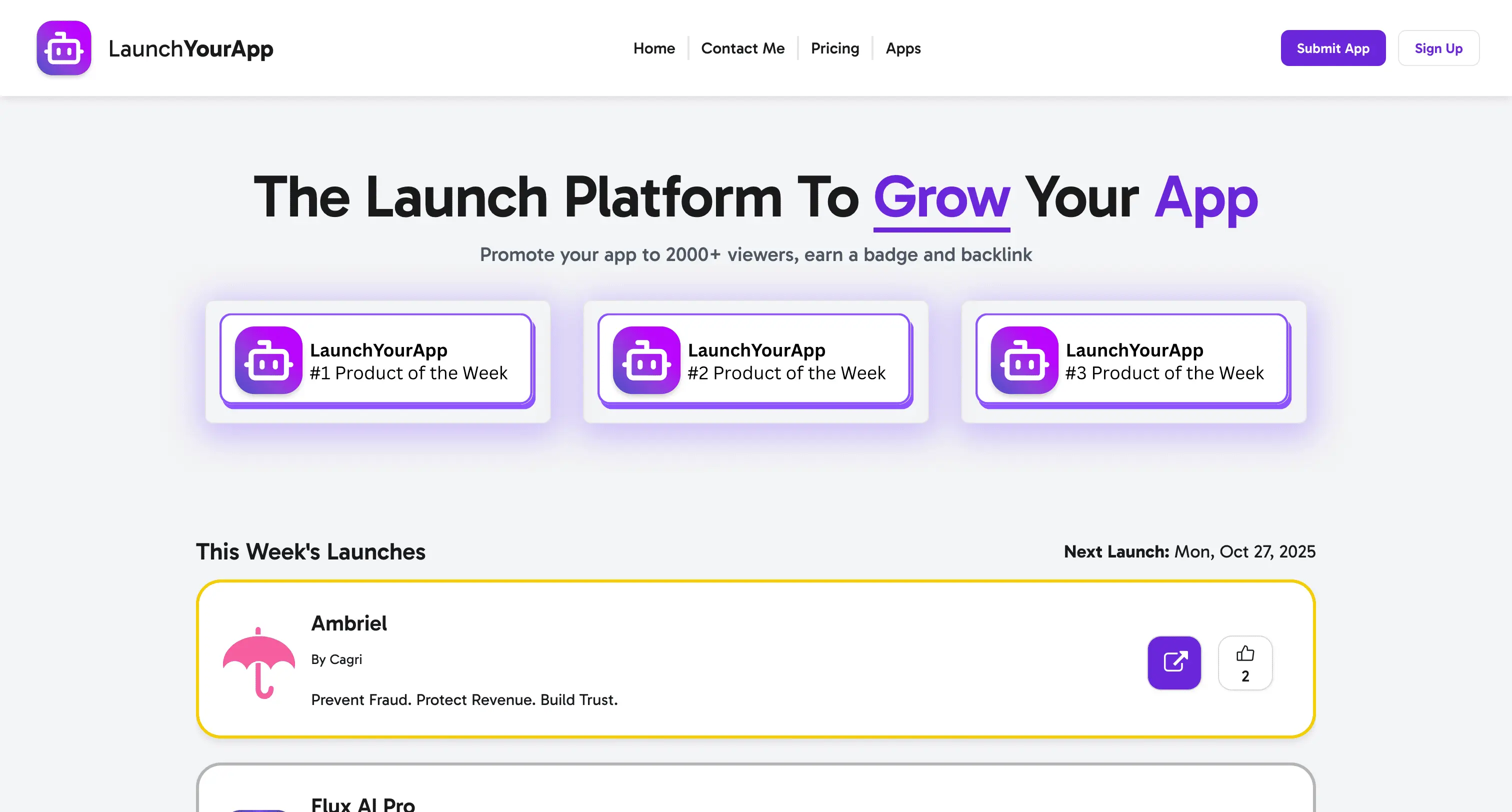 Screenshot 1 of LaunchYourApp