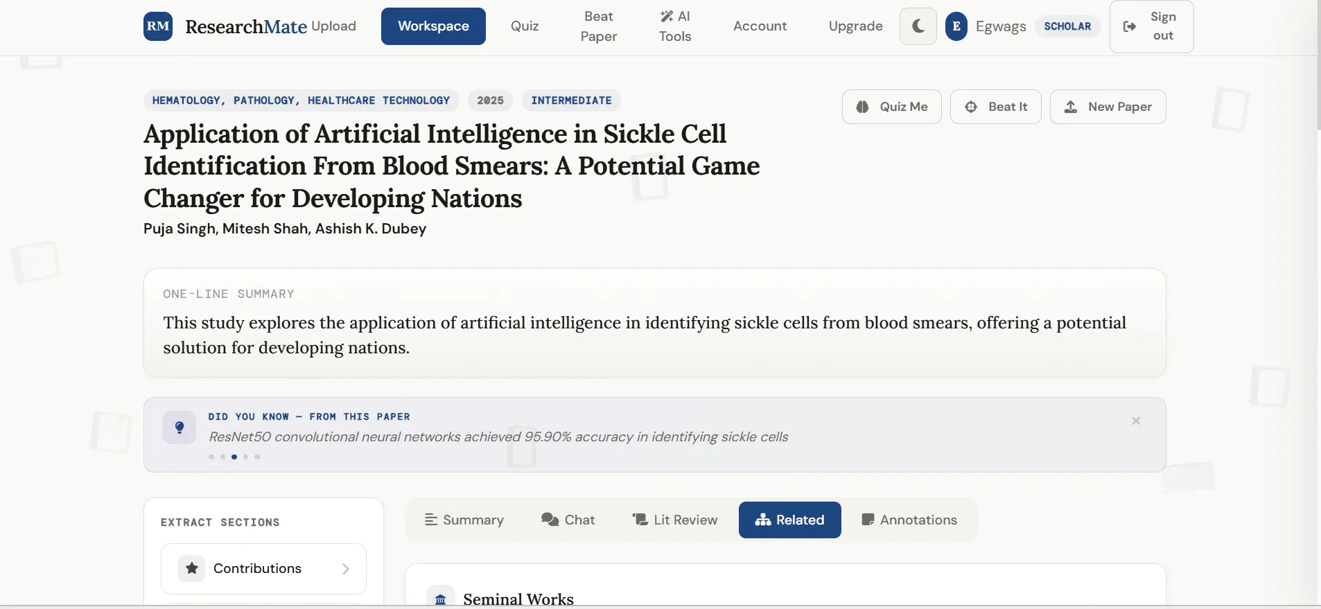 Screenshot 2 of ResearchMate