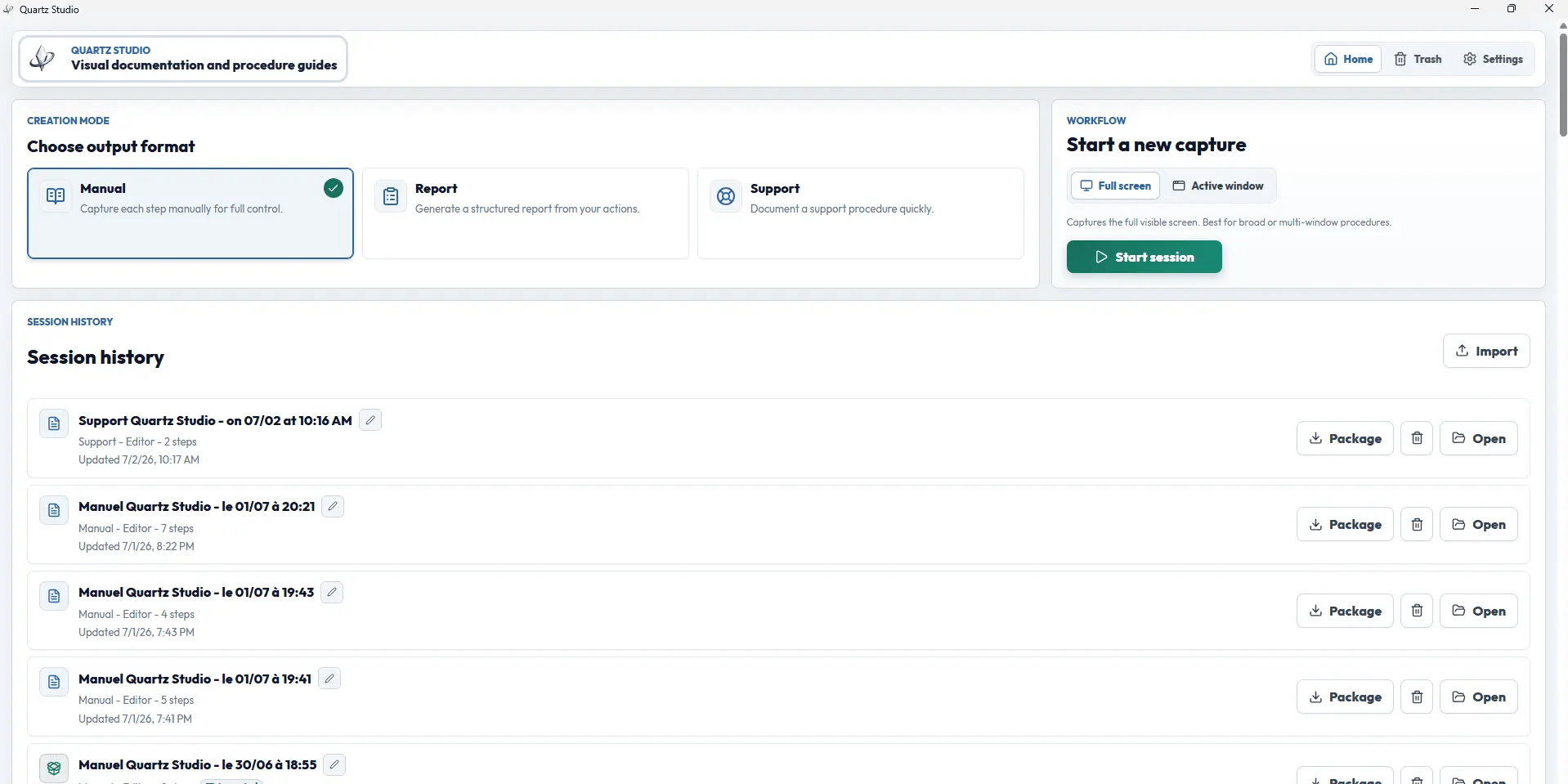 Screenshot 2 of Quartz Studio