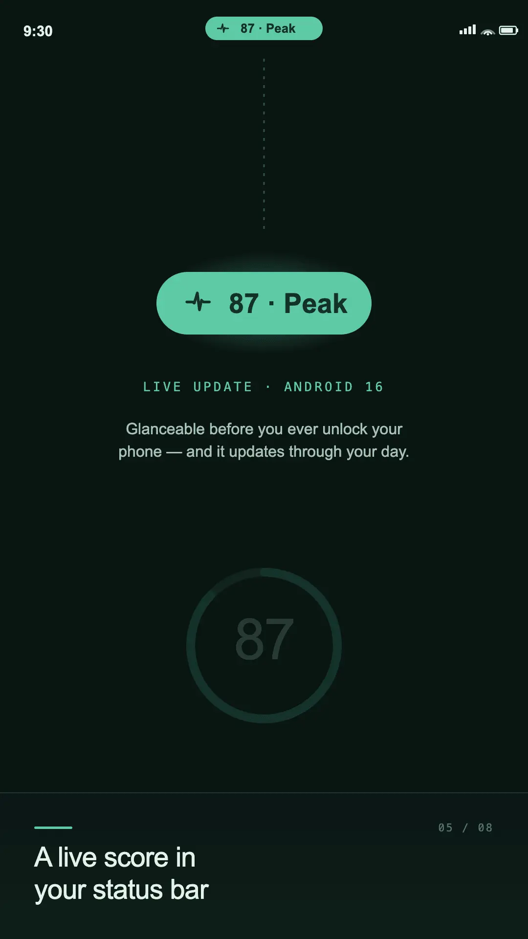 Screenshot 5 of Tawen — On-Device Daily Readiness Score