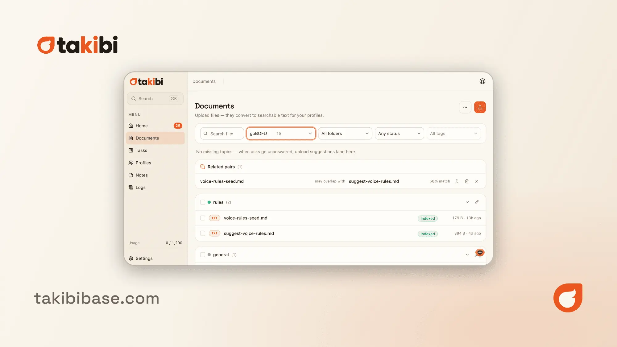 Screenshot 1 of Takibi Base