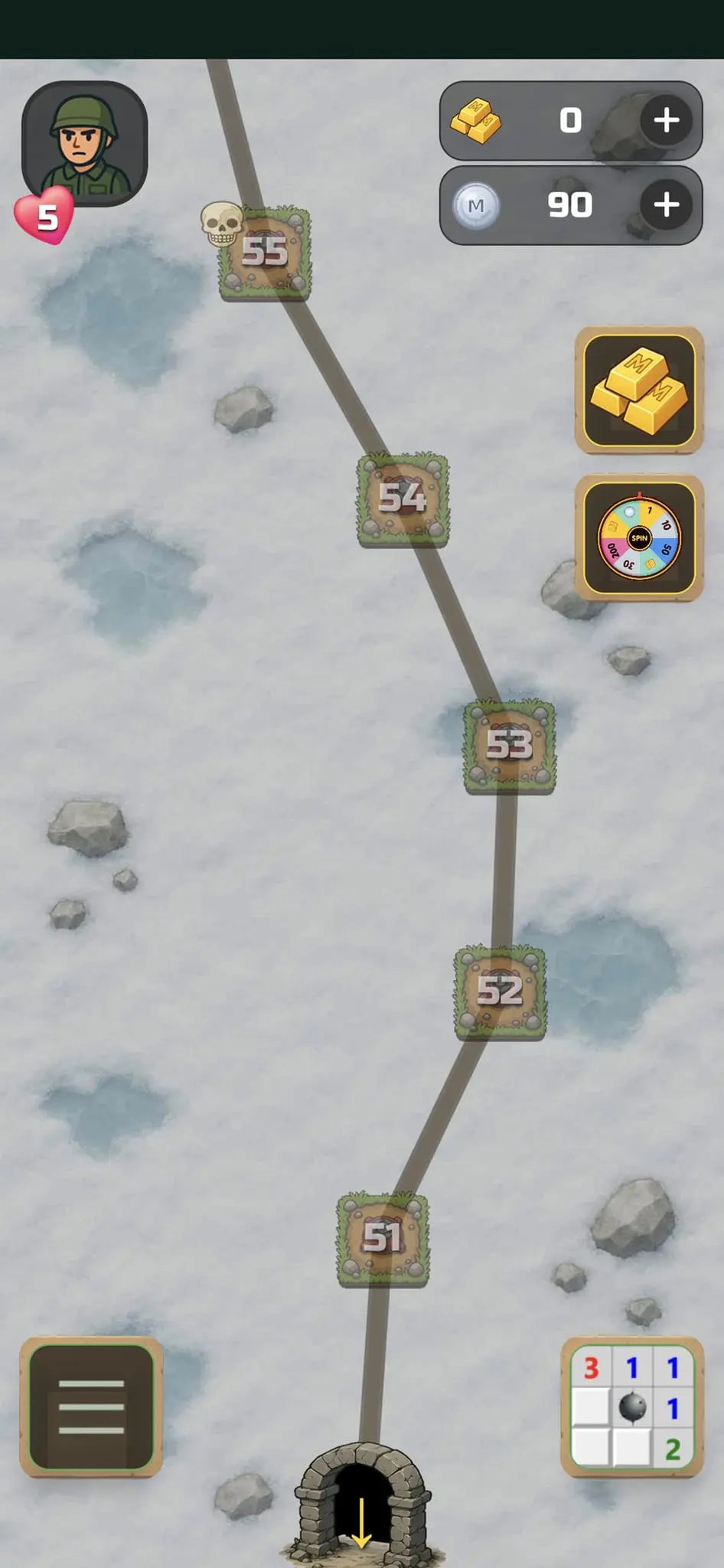 Screenshot 2 of MineWars – A Minesweeper Saga