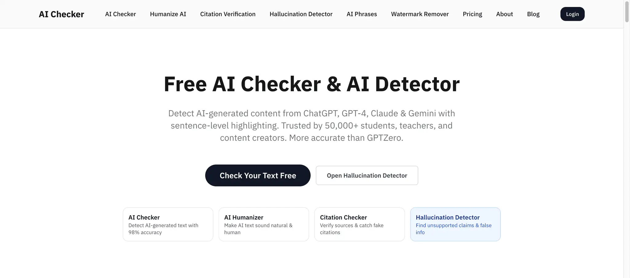 Screenshot 1 of AI Checker