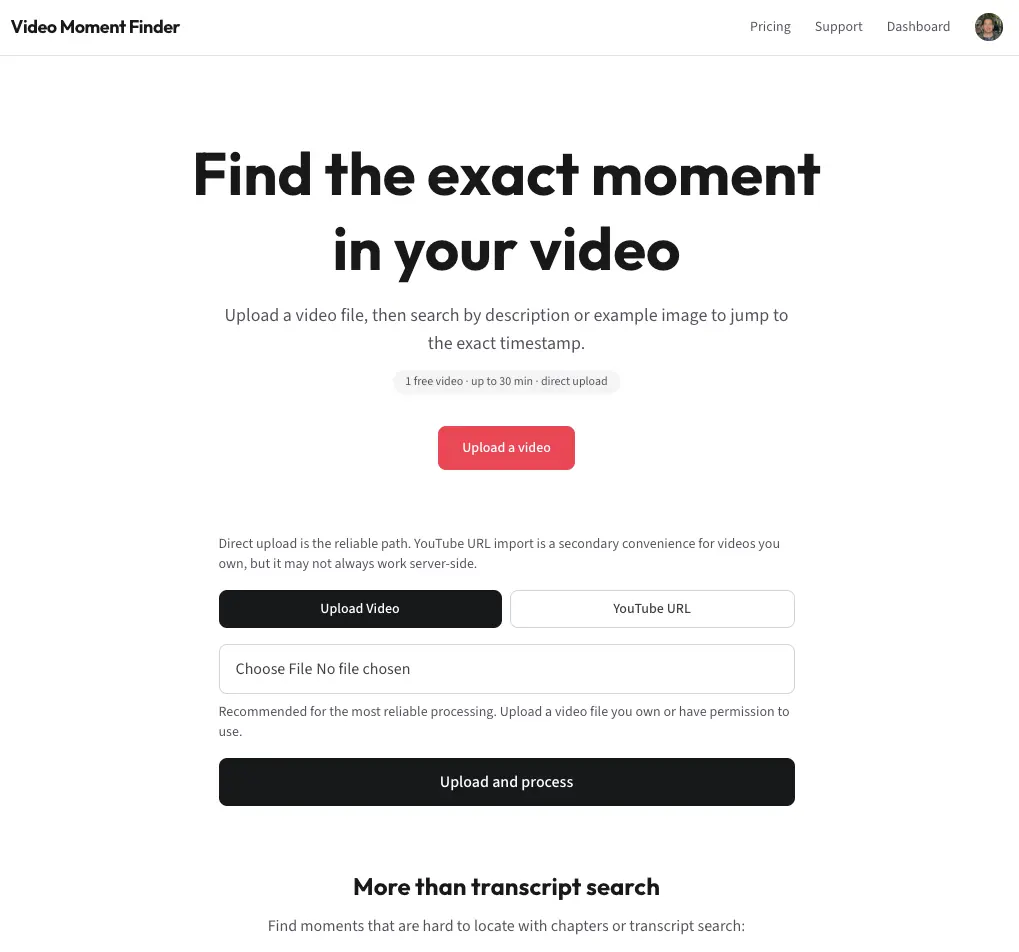 Screenshot 2 of Video Moment Finder