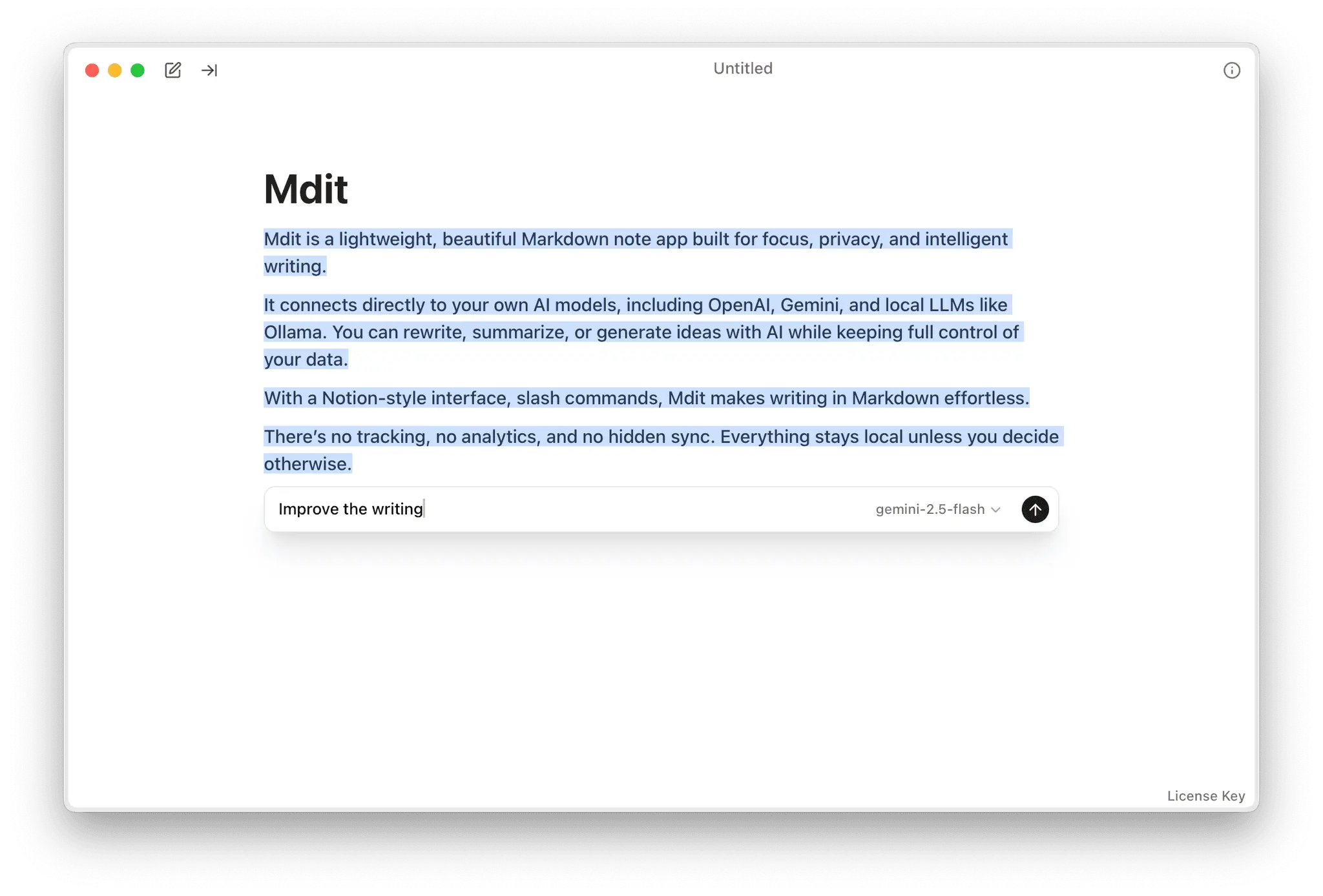 Screenshot 2 of Mdit - Markdown Notes