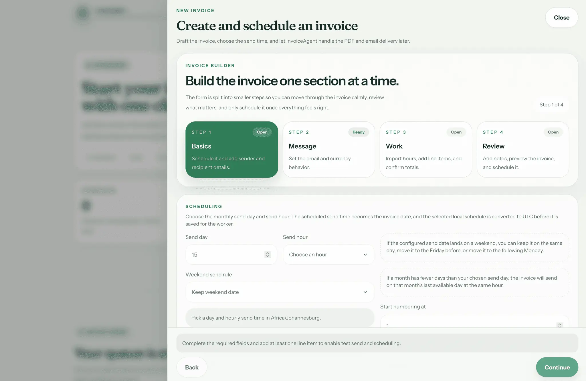 Screenshot 1 of InvoiceAgent