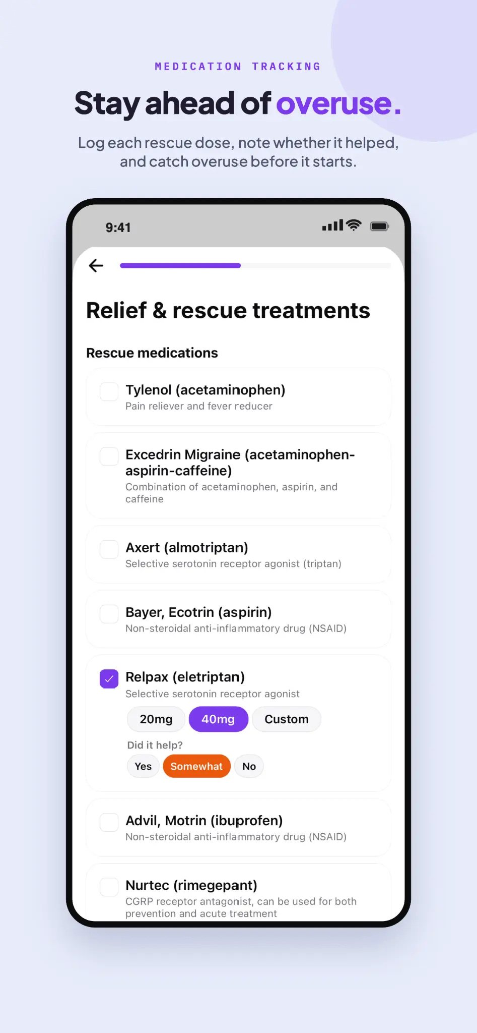 Screenshot 7 of Nimbus Migraine Tracker