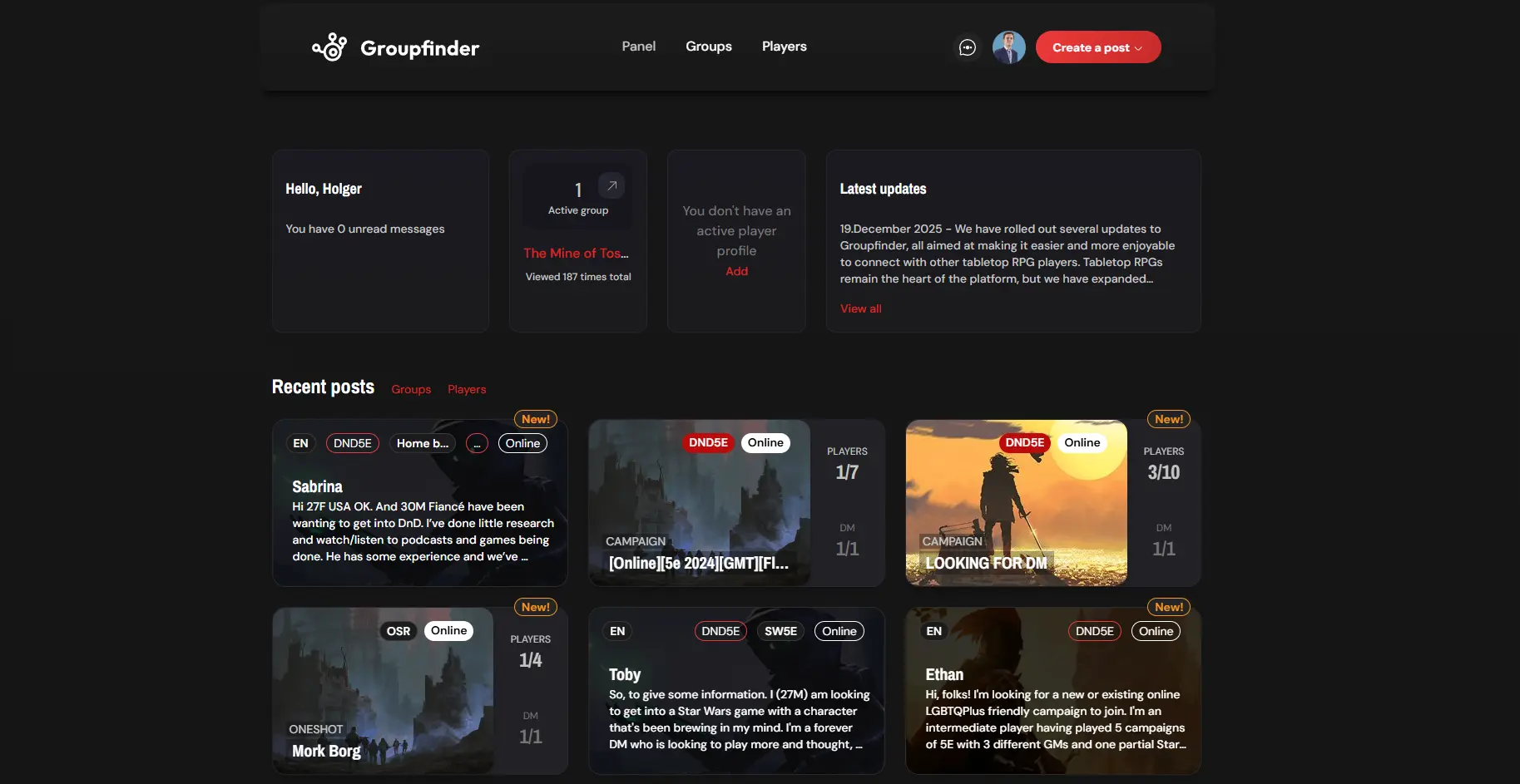 Screenshot 1 of Groupfinder