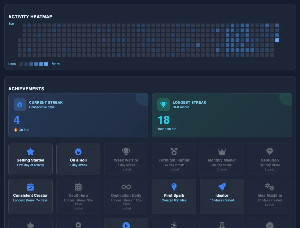 Screenshot 1 of Ideateo - Idea Tracker