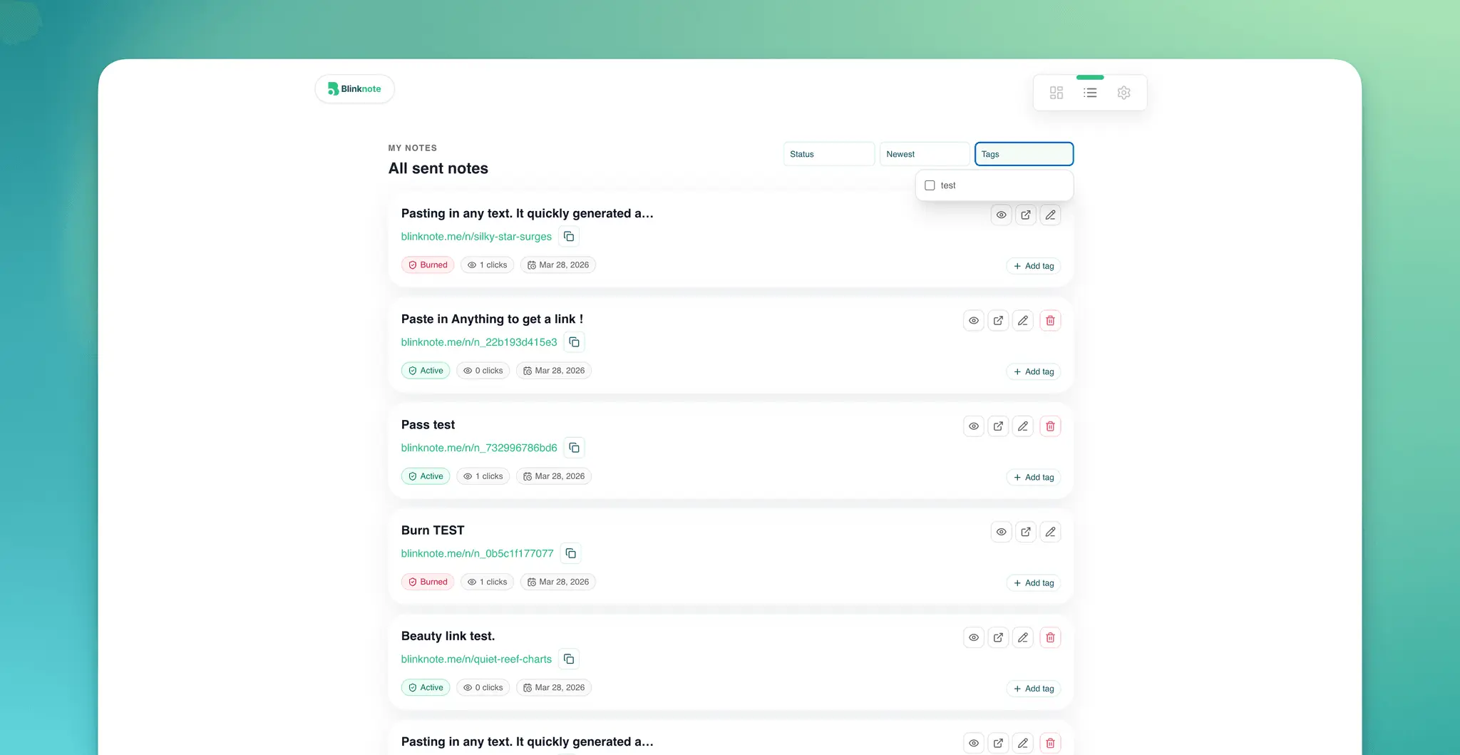 Screenshot 3 of BlinkNote