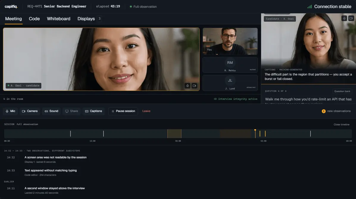 Screenshot 1 of Capifiq.ai