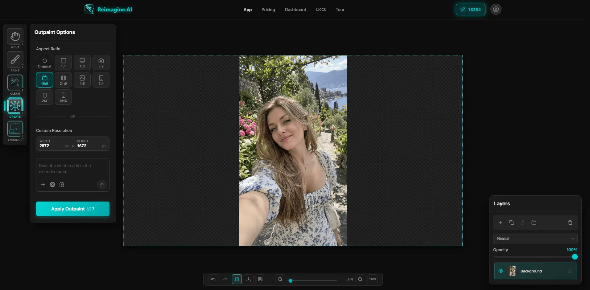 Screenshot 1 of Reimagine.AI