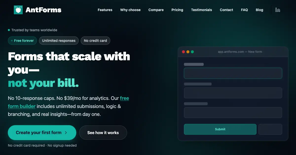 Screenshot 1 of AntForms