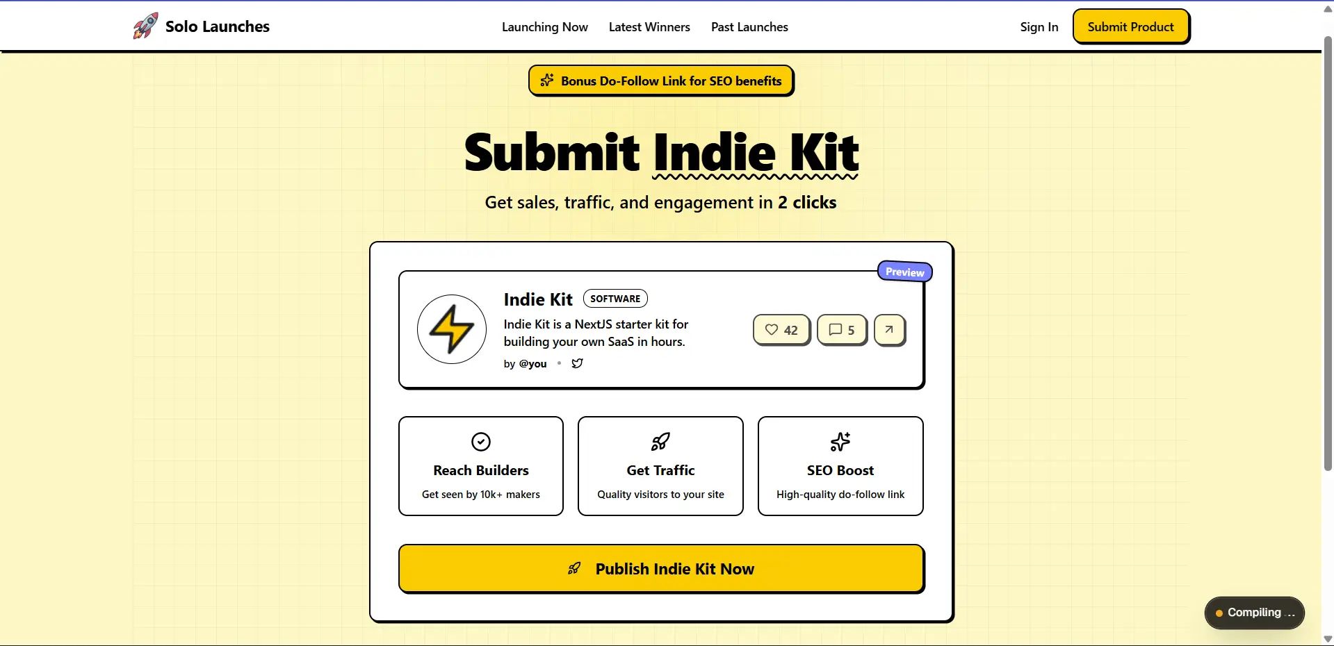 Screenshot 1 of Solo Launches