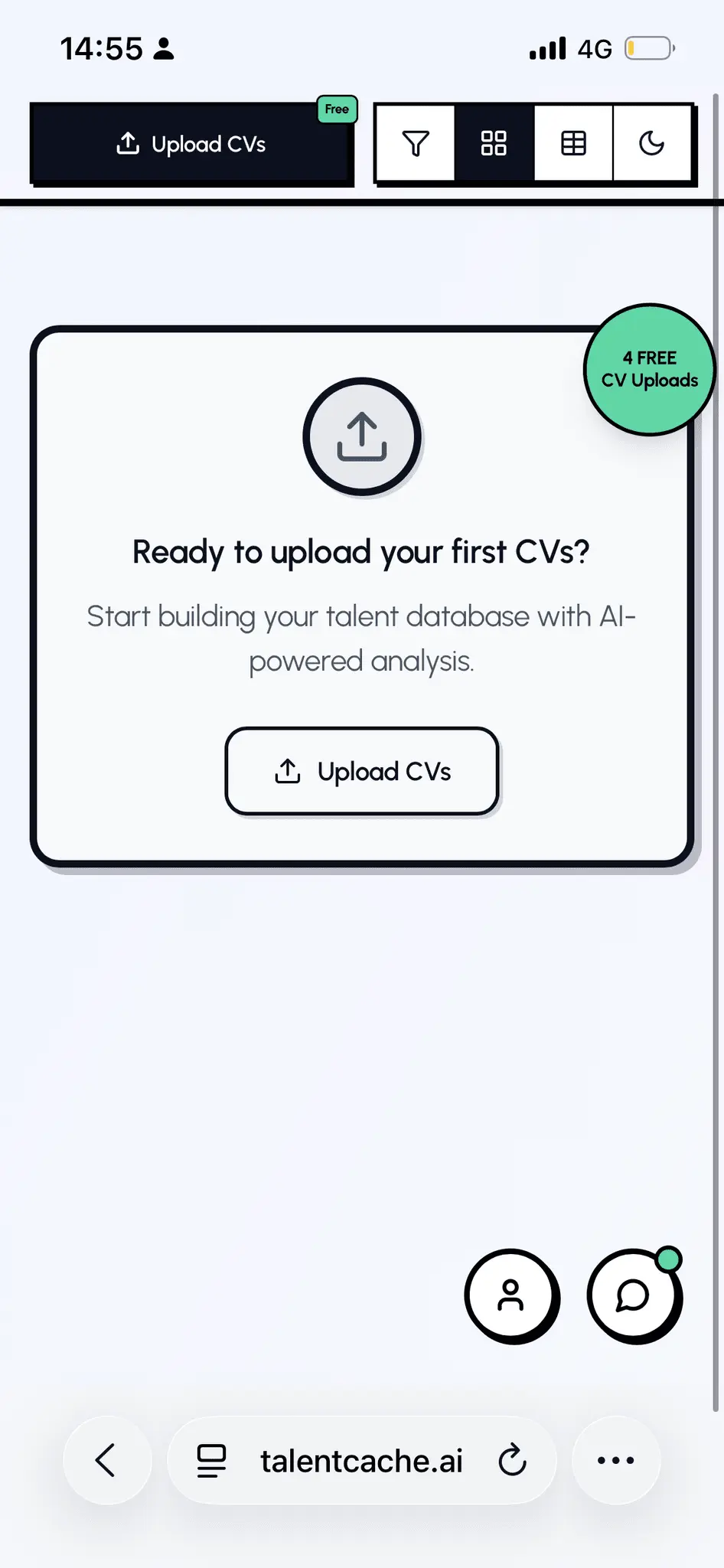 Screenshot 3 of TalentCache AI