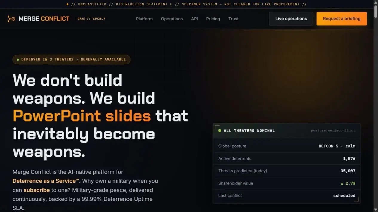 Screenshot 1 of Merge Conflict