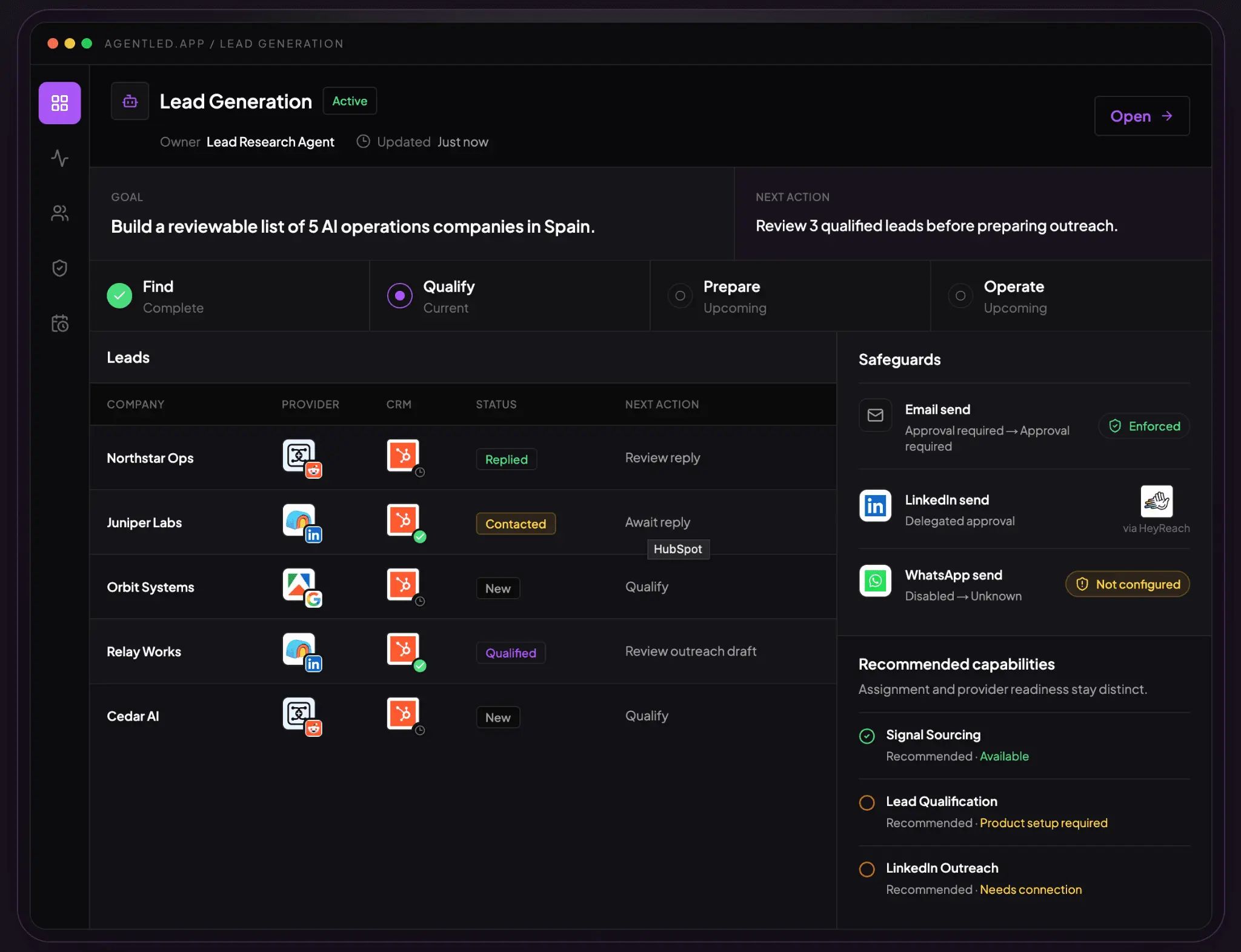 Screenshot 2 of AgentLed