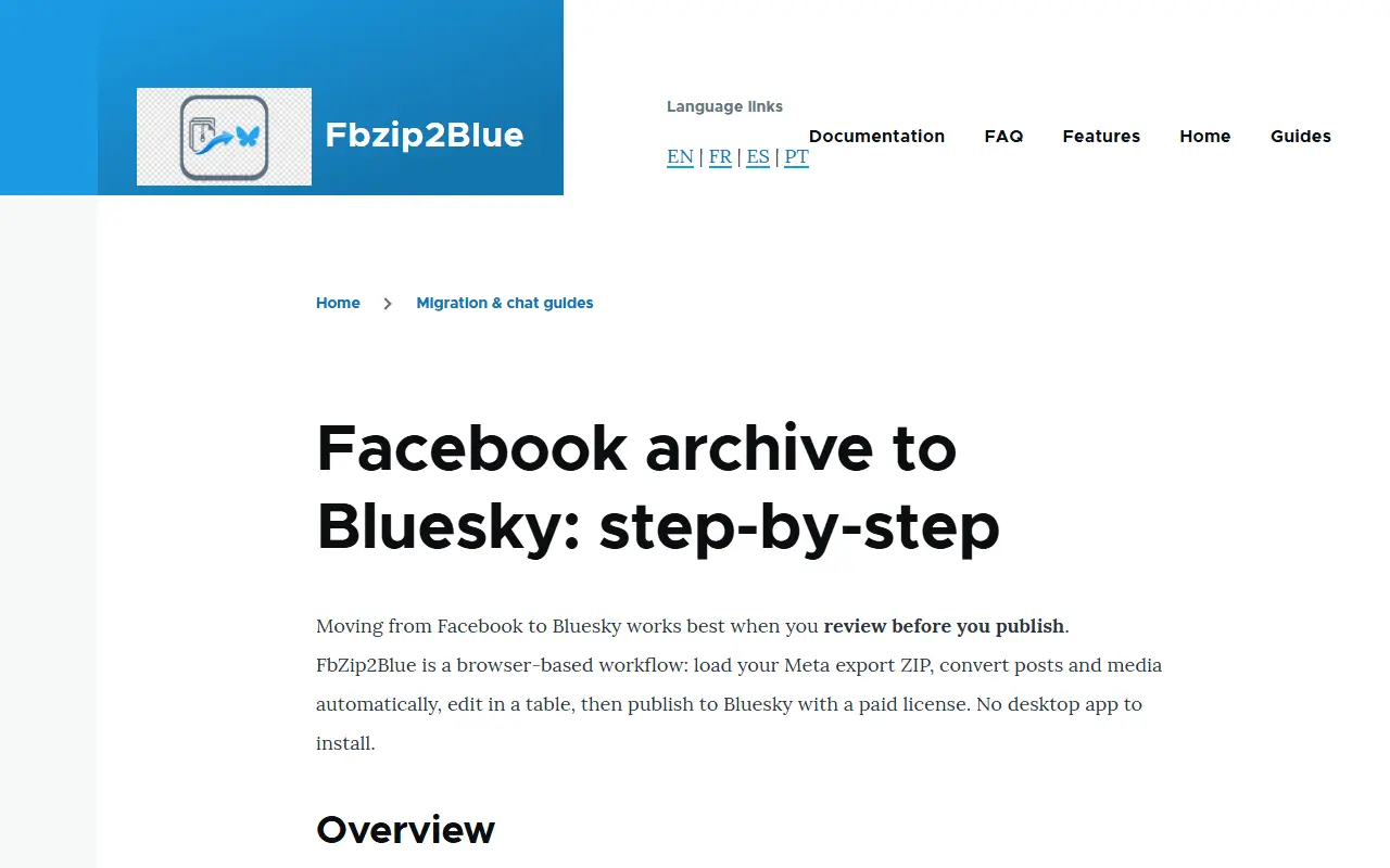 Screenshot 3 of Fbzip2Blue