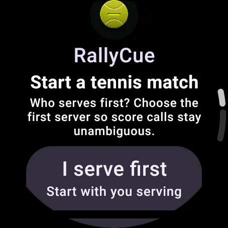 Screenshot 1 of RallyCue