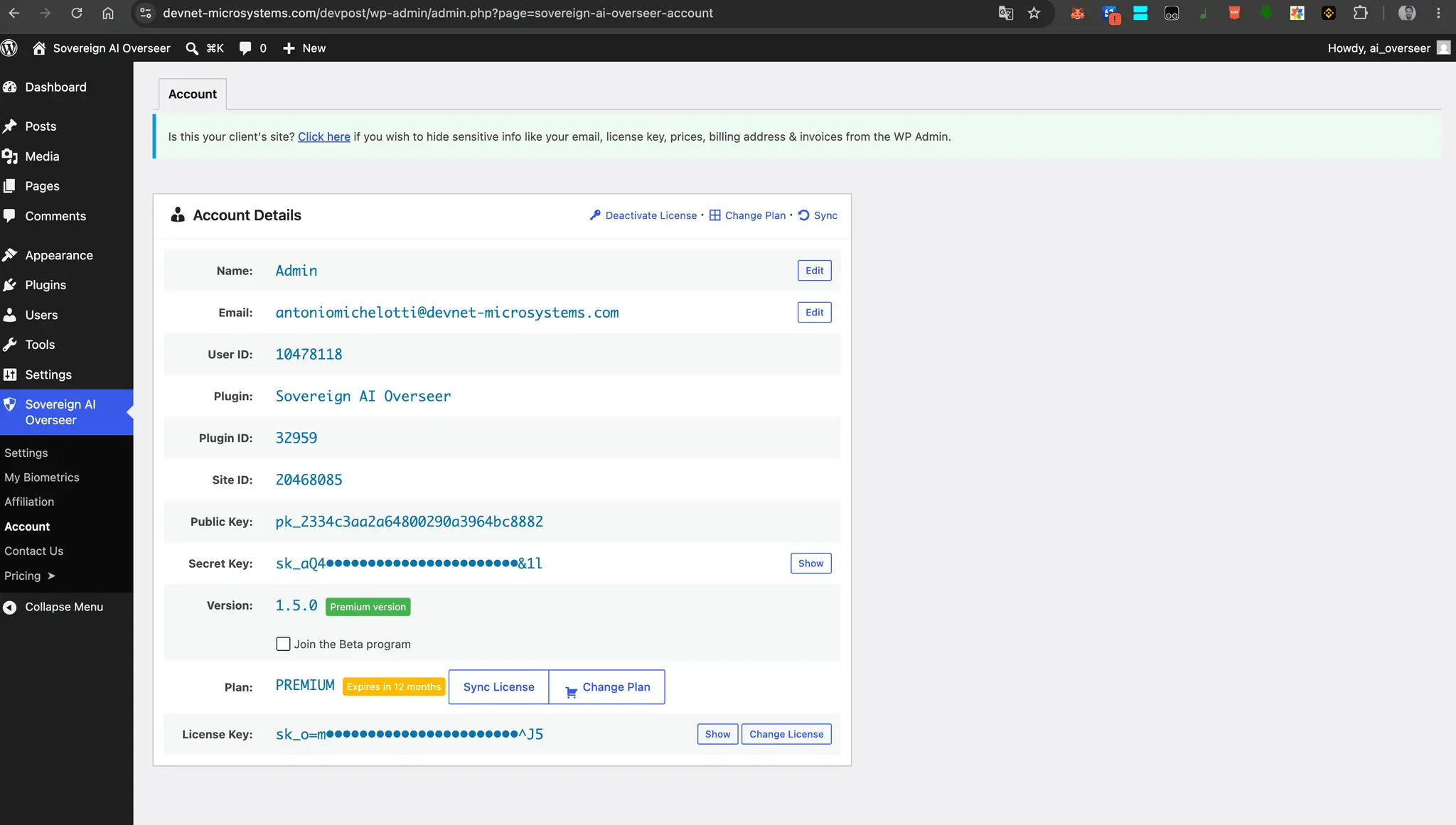 Screenshot 3 of Sovereign AI Overseer