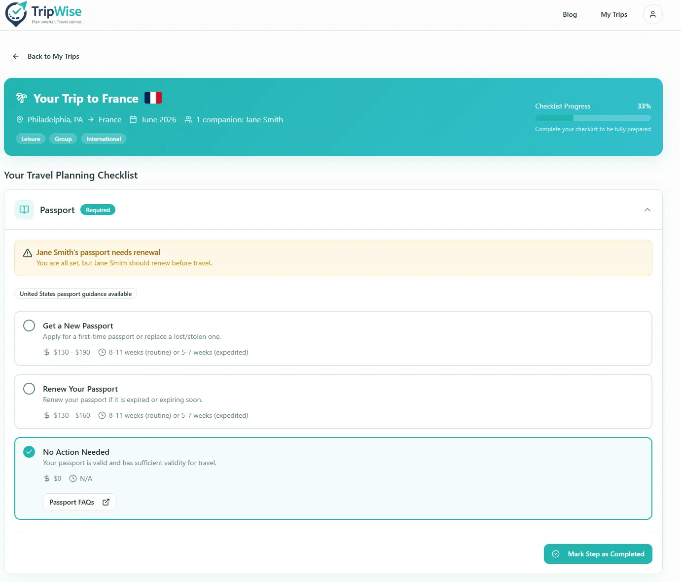 Screenshot 3 of TripWise