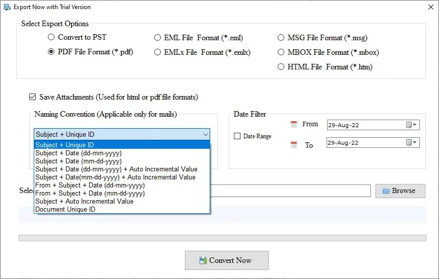 Screenshot 3 of Softaken NSF to EMLX Converter