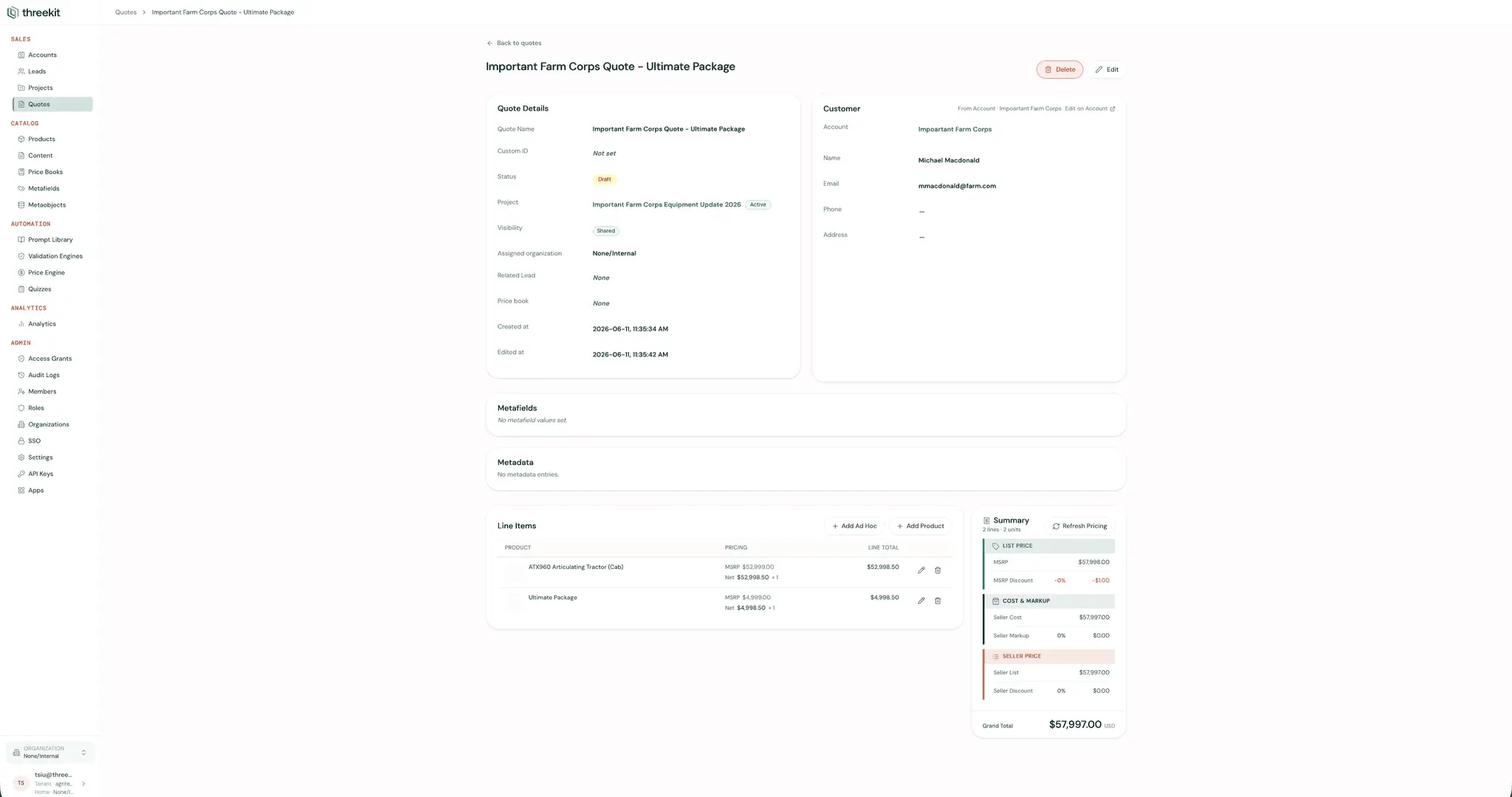 Screenshot 1 of Threekit