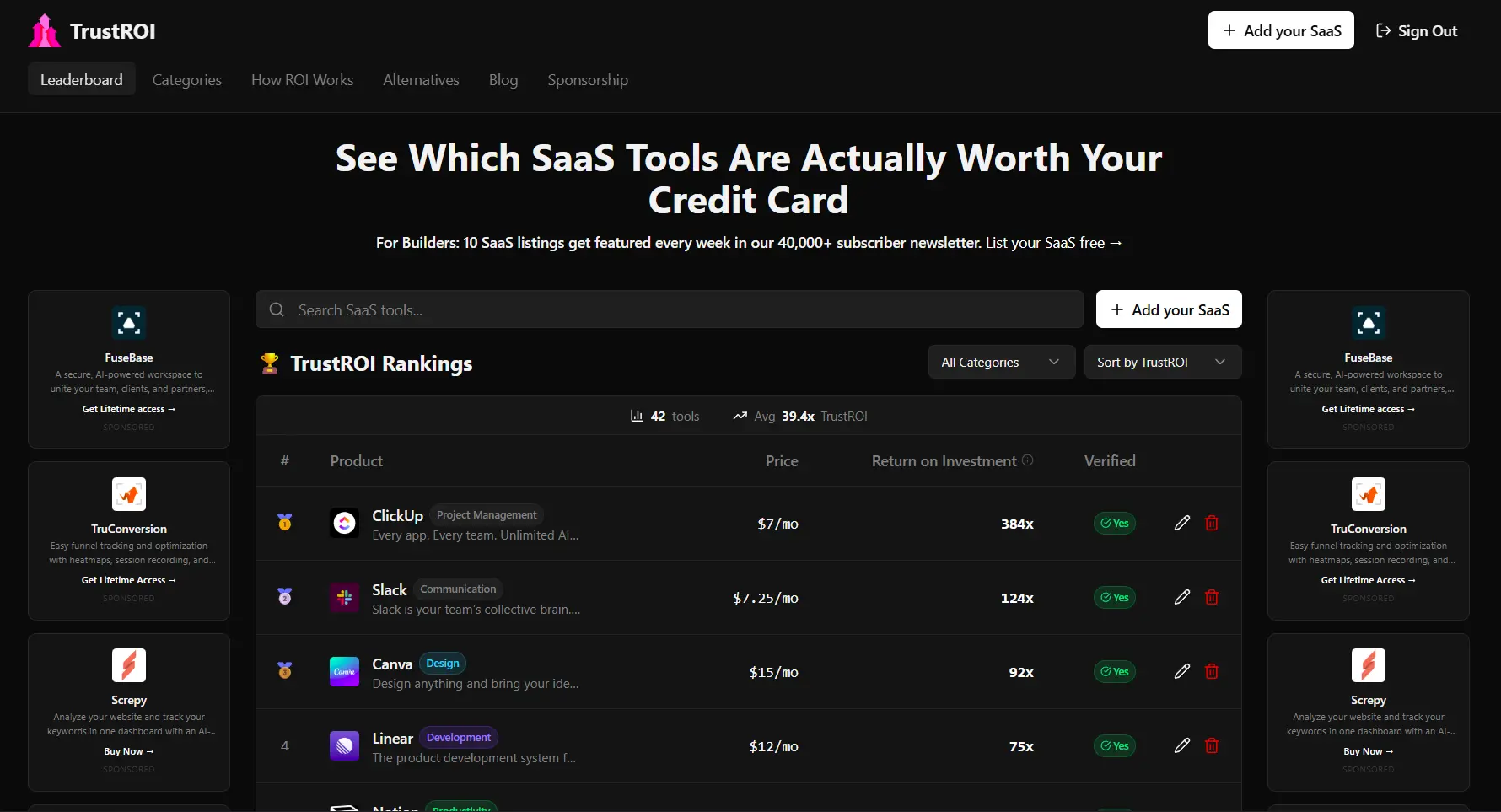 Screenshot 1 of TrustROI