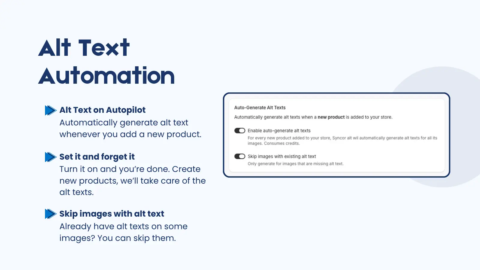 Screenshot 4 of Syncor Alt: SEO Alt Text AI