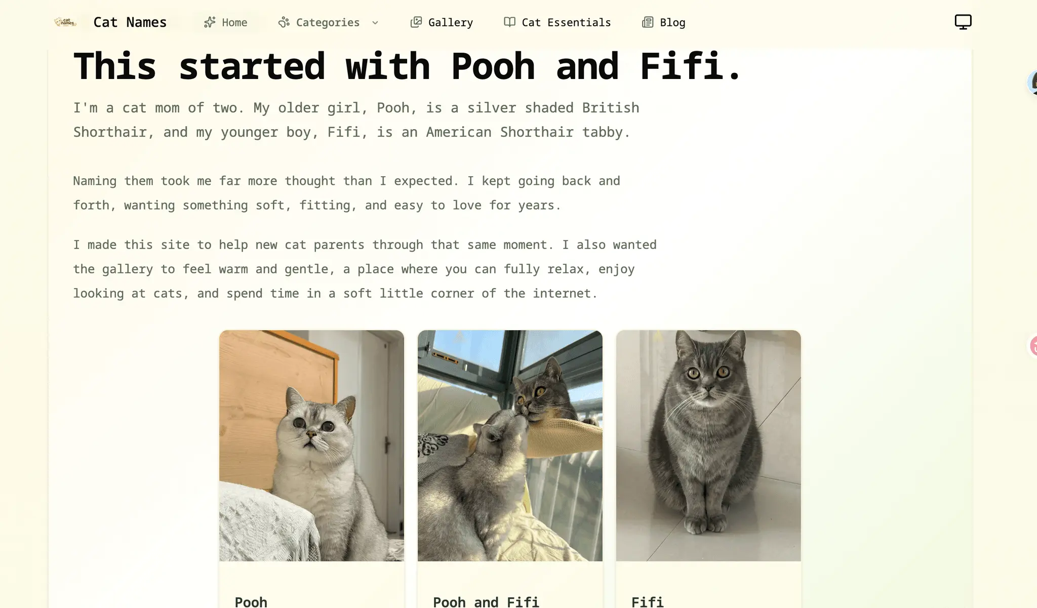Screenshot 3 of catnames