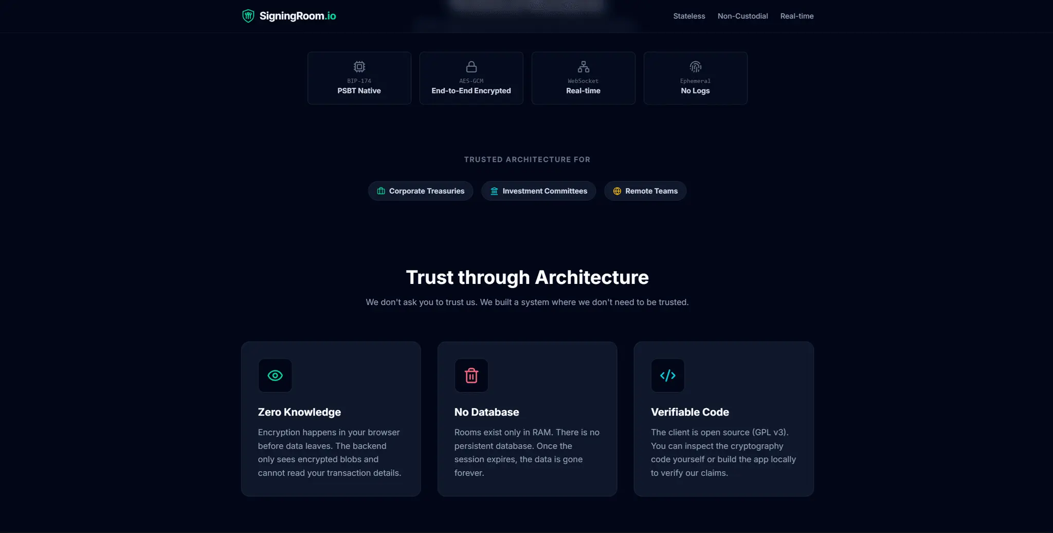 Screenshot 3 of SigningRoom.io