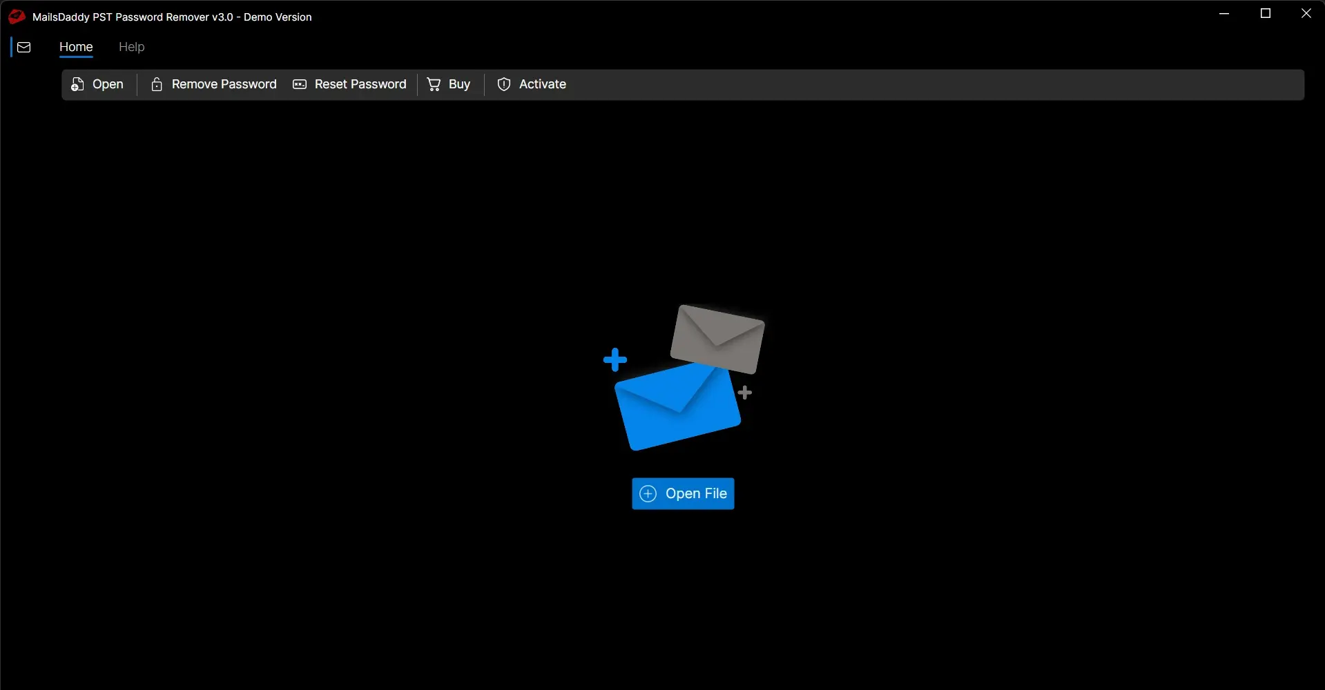 Screenshot 3 of MailsDaddy PST Password Recovery Tool