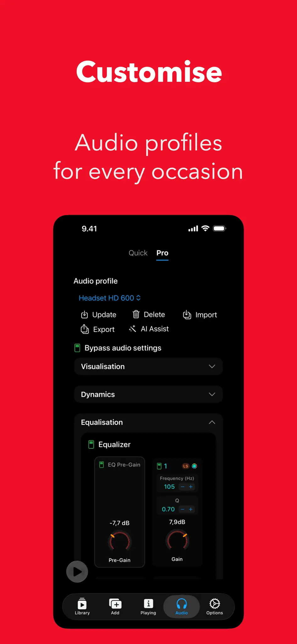 Screenshot 5 of Nuotit — Premium sound podcast player
